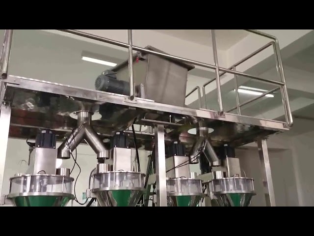 Stabili mažų pieno miltelių maišelių pakavimo mašina